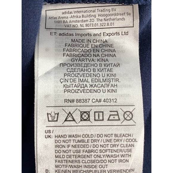 Adidas Adipure Modern Tech PGA Logo Players Navy Blue Mens Large Golf 1/4 Zip - Picture 11 of 16